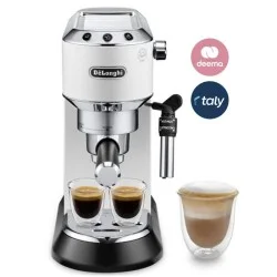 De'Longhi Dedica Style Espresso Machine with Pump - White